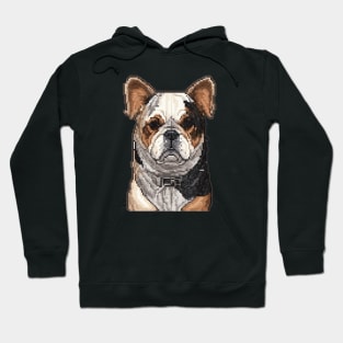 Head animal pixel art Hoodie